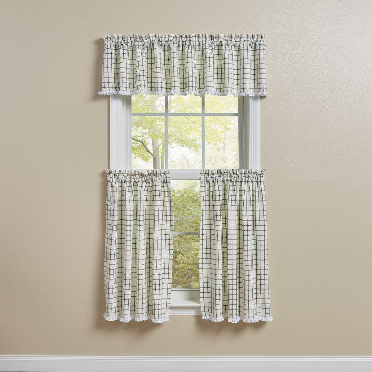 Kindred Plaid Valance Unlined-Park Designs-The Village Merchant