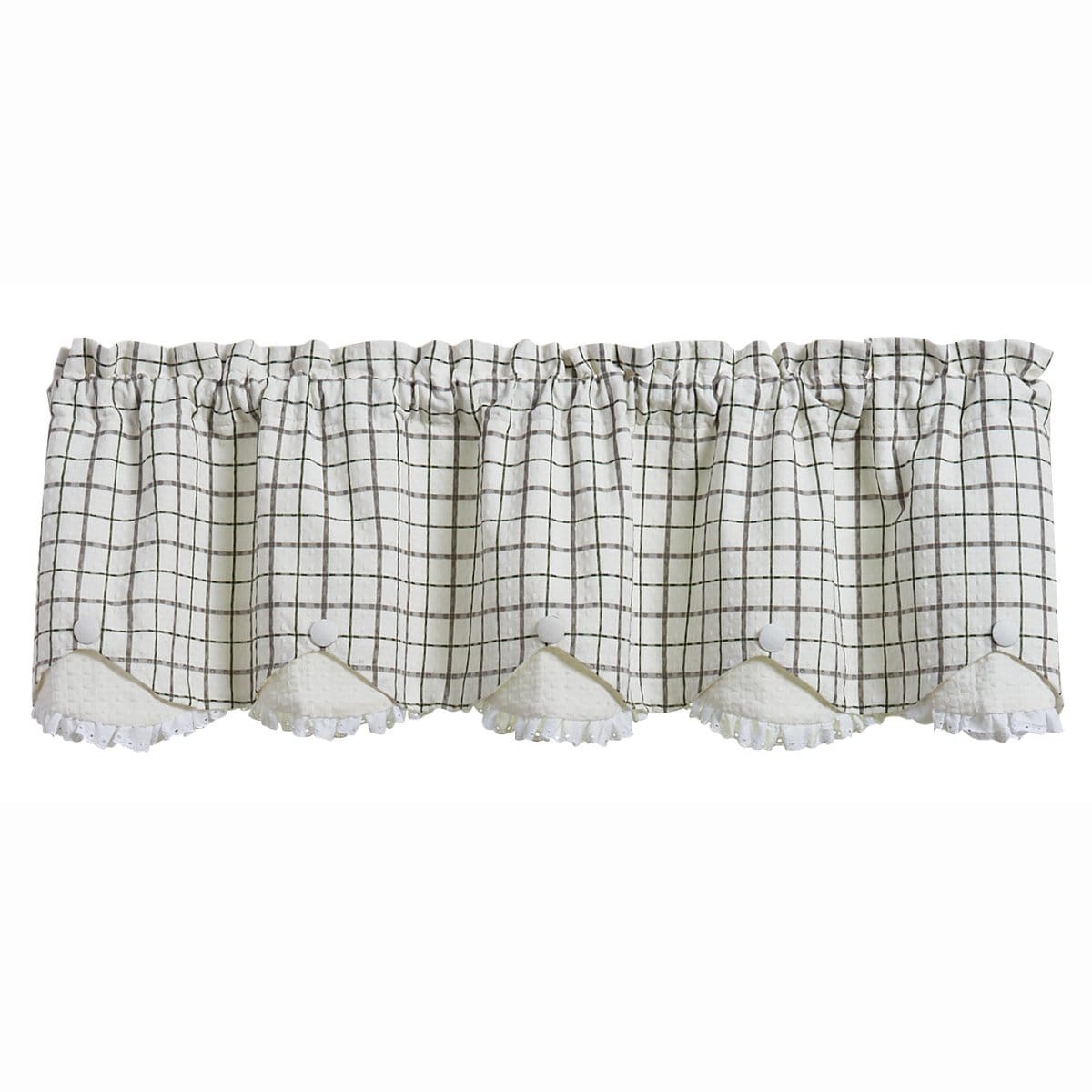 Kindred Scalloped Valance Lined-Park Designs-The Village Merchant