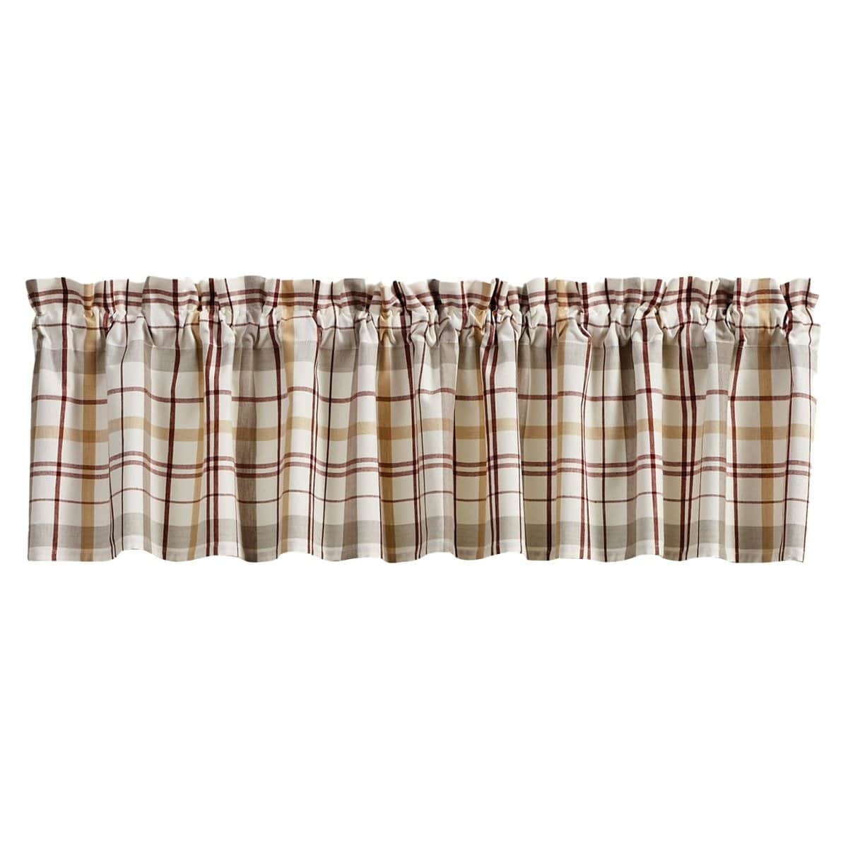 Kingswood Plaid Valance Unlined-Park Designs-The Village Merchant