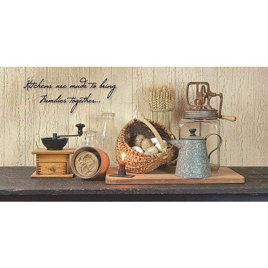 Kitchens - Bring Families Together By Susie Boyer Art Print - 9 X 18-Penny Lane Publishing-The Village Merchant
