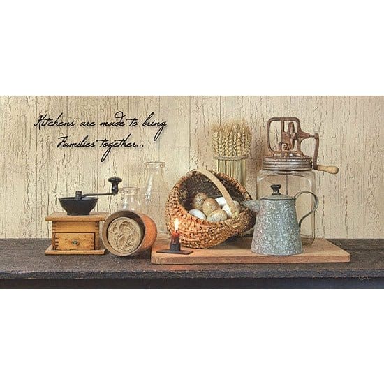 Kitchens - Bring Families Together By Susie Boyer Art Print - 9 X 18-Penny Lane Publishing-The Village Merchant