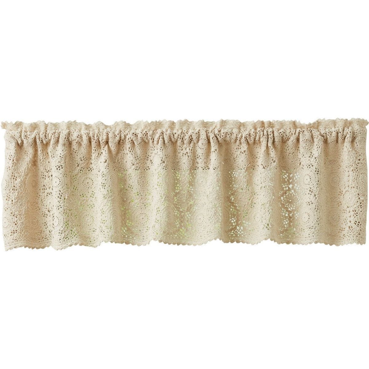 Lace in Cream Valance Unlined-Park Designs-The Village Merchant