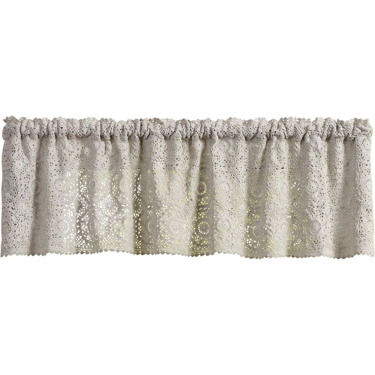 Lace In Mist Valance Unlined-Park Designs-The Village Merchant