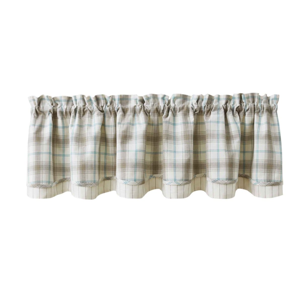 Lake Livin&#39; Layered Valance 16&quot; High Lined-Park Designs-The Village Merchant