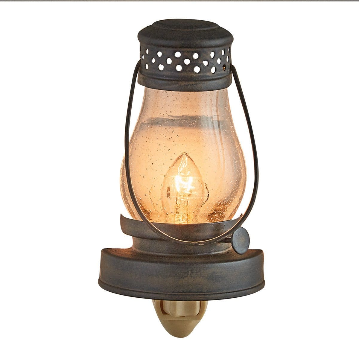 Lantern With Glass Night Light-Park Designs-The Village Merchant