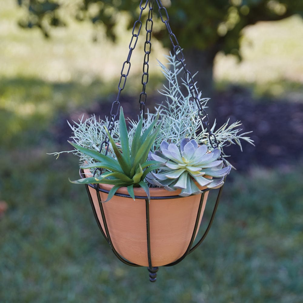 Large Terra Cotta Hanging Planter