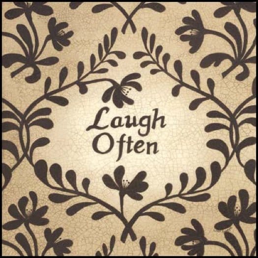 Laugh Often By Linda Spivey Art Print - 8 X 8-Penny Lane Publishing-The Village Merchant