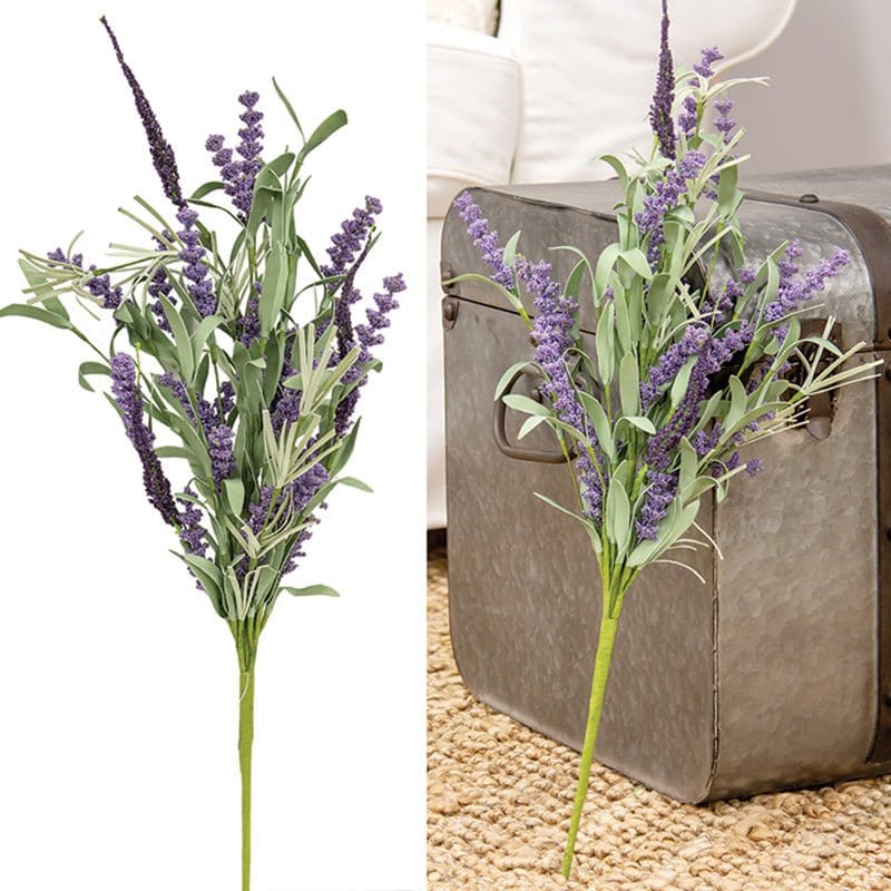 Lavender & Herb Spray Pick / Spray 21" High-Craft Wholesalers-The Village Merchant