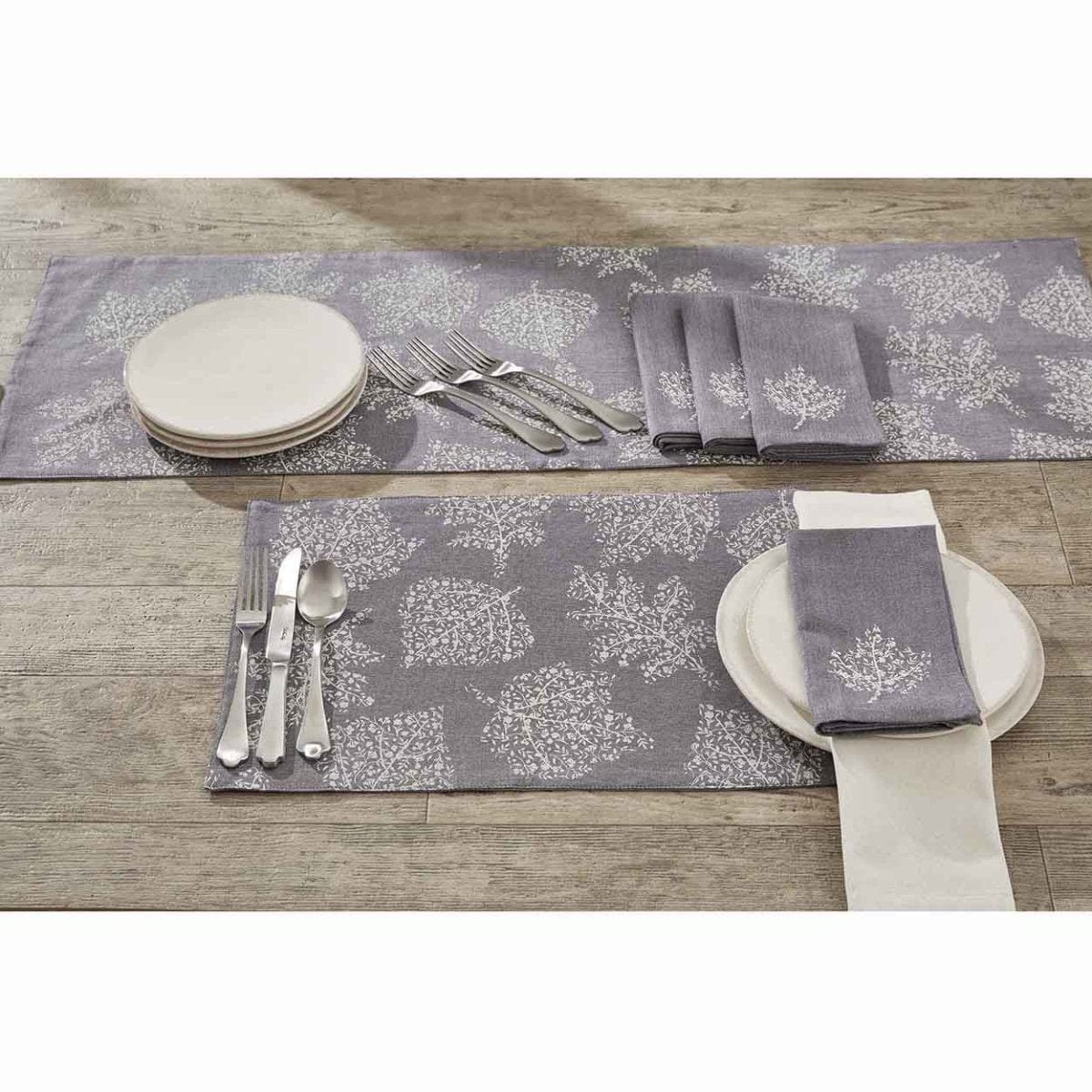 Leaf Filigree Printed &amp; Reversible Placemat-Park Designs-The Village Merchant