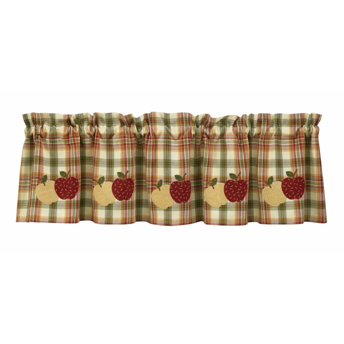 Lemon Pepper Apple Valance Lined-Park Designs-The Village Merchant