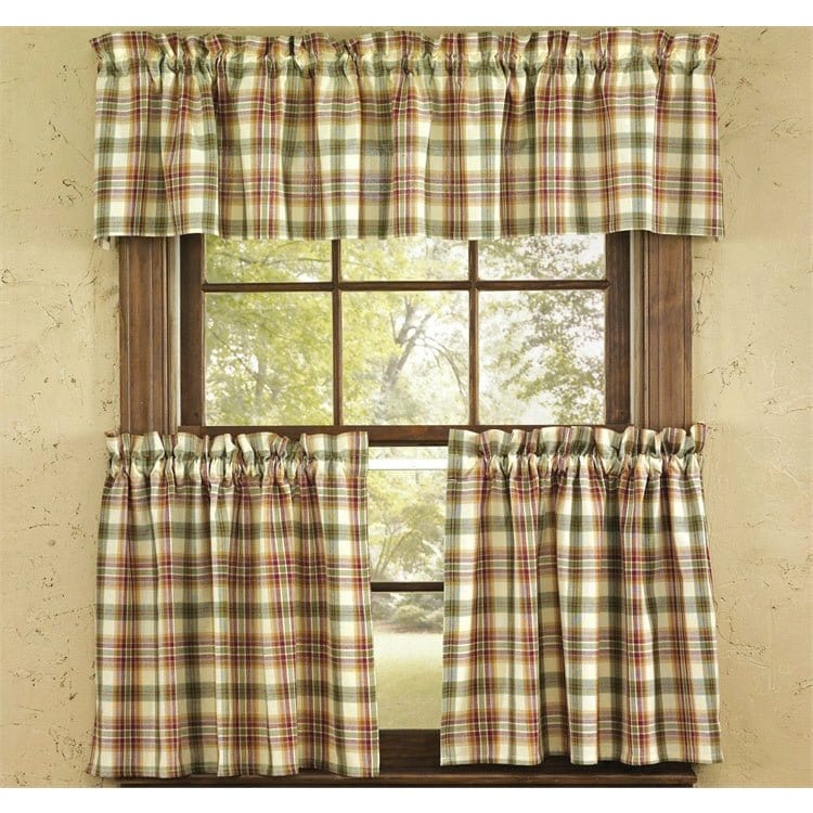 Lemon Pepper Tier Pair 36" Long Unlined-Park Designs-The Village Merchant