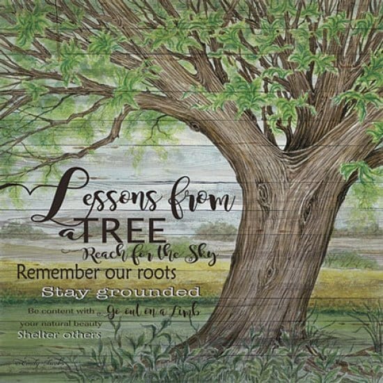 Penny Lane Publishing Lessons For A Tree By Cindy Jacobs Art Print - 12 X 12