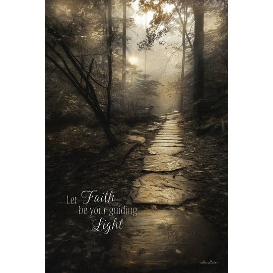 Penny Lane Publishing Let Faith Be Your Guilding Light By Lori Deiter Art Print - 12 X 18