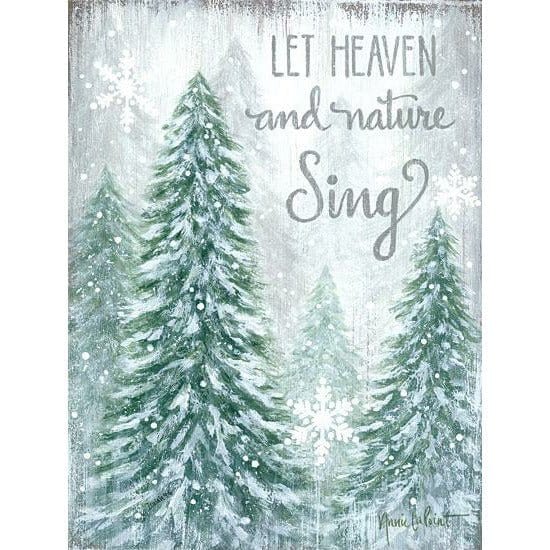 Penny Lane Publishing Let Heaven And Nature Sing By Annie La Point Art Print - 12 X 16