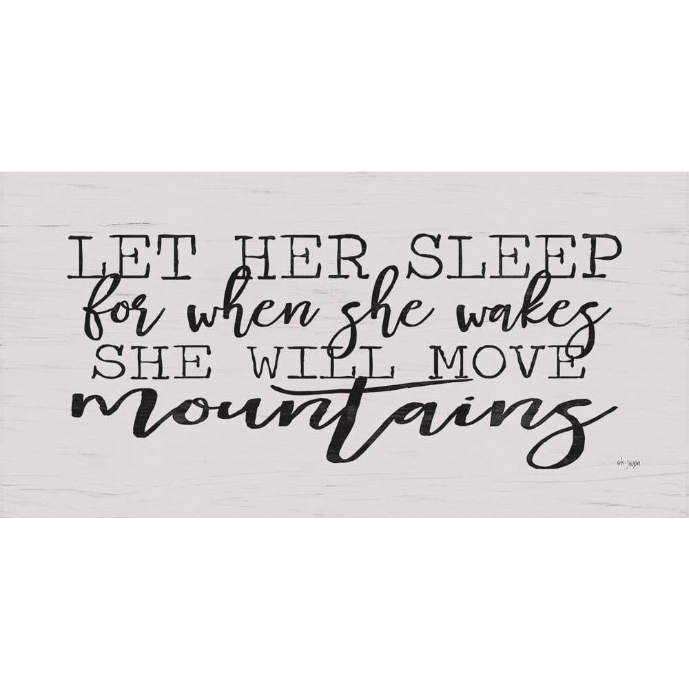 Penny Lane Publishing Let Her Sleep By Jaxn Blvd Art Print - 12 X 24