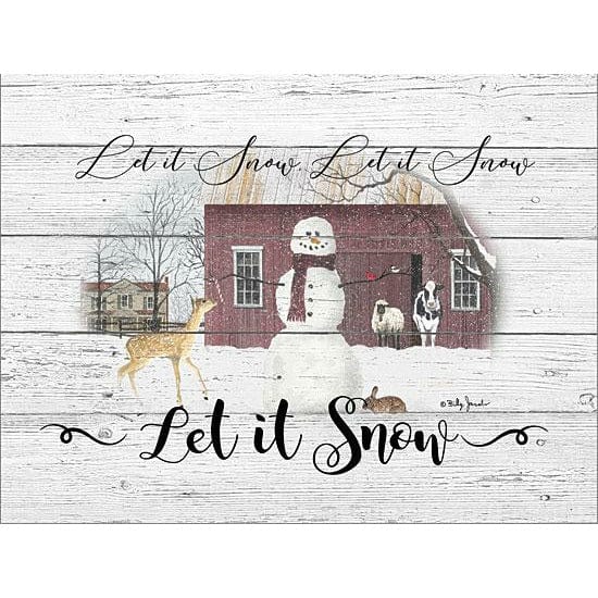 Penny Lane Publishing Let It Snow By Billy Jacobs Art Print - 12 X 16