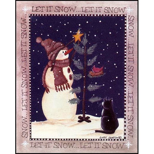 Let It Snow By Cindy Sampson Art Print - 8 X 10-Penny Lane Publishing-The Village Merchant
