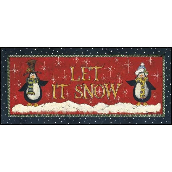 Let It Snow By Lisa Hillaker Art Print - 5 X 12-Penny Lane Publishing-The Village Merchant