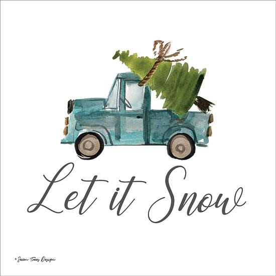 Let It Snow By Seven Trees Art Print - 12 X 12-Penny Lane Publishing-The Village Merchant