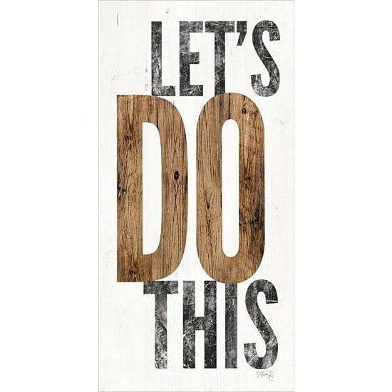 Penny Lane Publishing Let's Do This By Marla Rae Art Print - 9 X 18