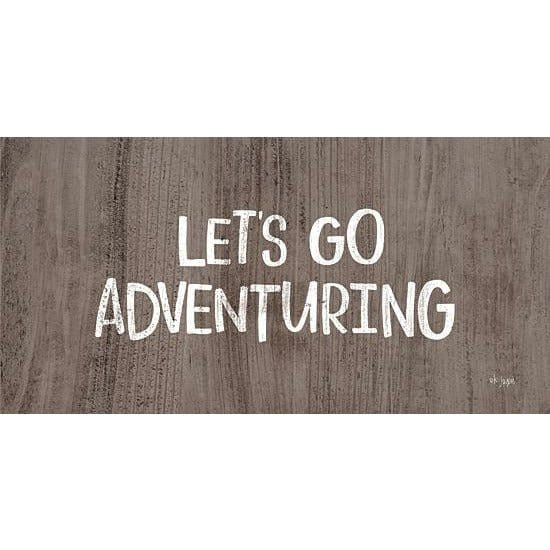 Penny Lane Publishing Let's Go Adventuring By Jaxn Blvd Art Print - 9 X 18
