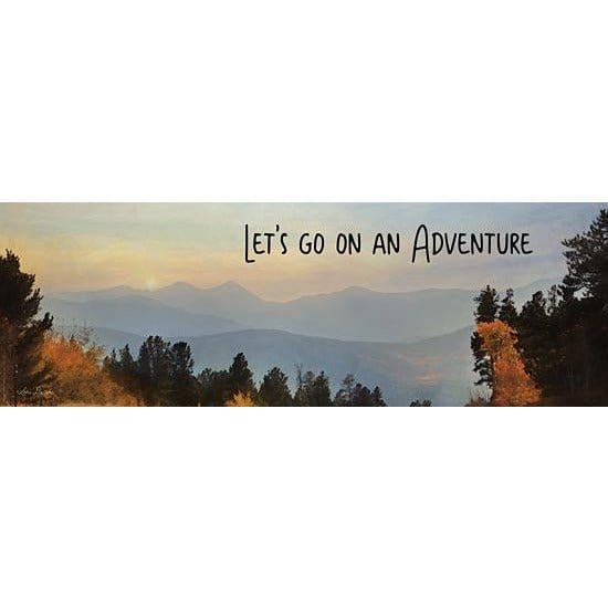 Penny Lane Publishing Let's Go On An Adventure By Lori Deiter Art Print - 6 X 18