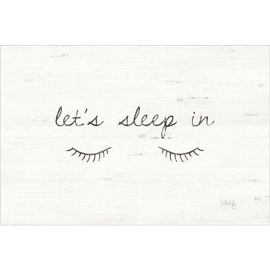 Penny Lane Publishing Let's Sleep In By Marla Rae Art Print - 12 X 18