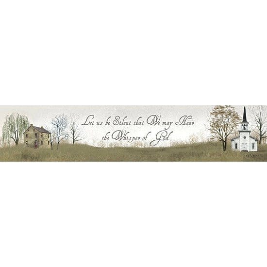 Let Us Be Silent By Billy Jacobs Art Print - 4 X 18-Penny Lane Publishing-The Village Merchant