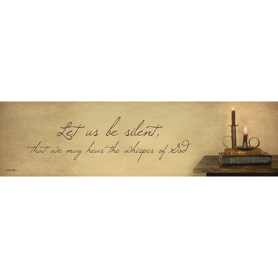 Penny Lane Publishing Let Us Be Silent By Susie Boyer Art Print - 8 X 30