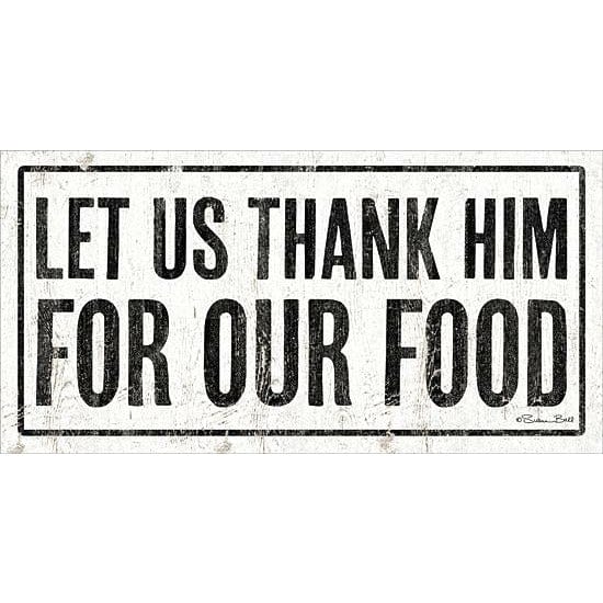 Penny Lane Publishing Let Us Thank Him For Our Food By Susan Ball Art Print - 9 X 18