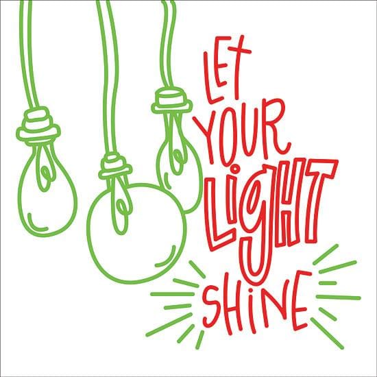 Let You Light By Erin Barrett Art Print - 12 X 12-Penny Lane Publishing-The Village Merchant