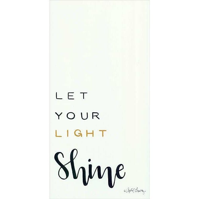 Penny Lane Publishing Let Your Light Shine By April Chavez Art Print - 9 X 18