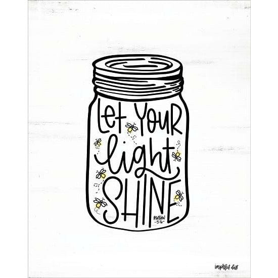 Let Your Light Shine Jar By Imperfect Dust Art Print - 12 X 16-Penny Lane Publishing-The Village Merchant