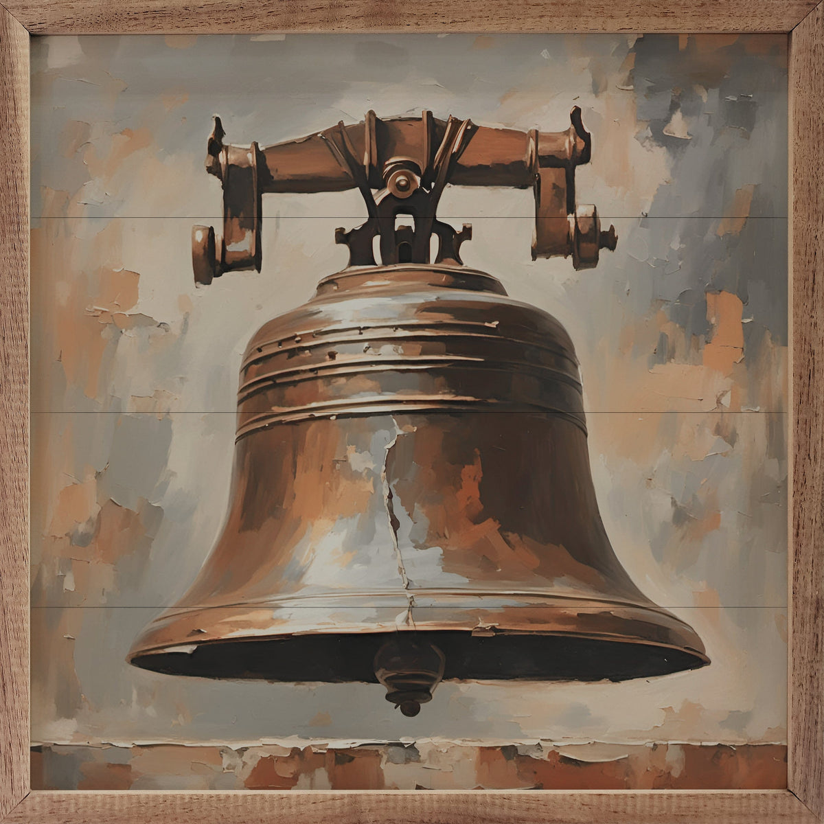 Liberty Bell Printed and Framed Wall Sign