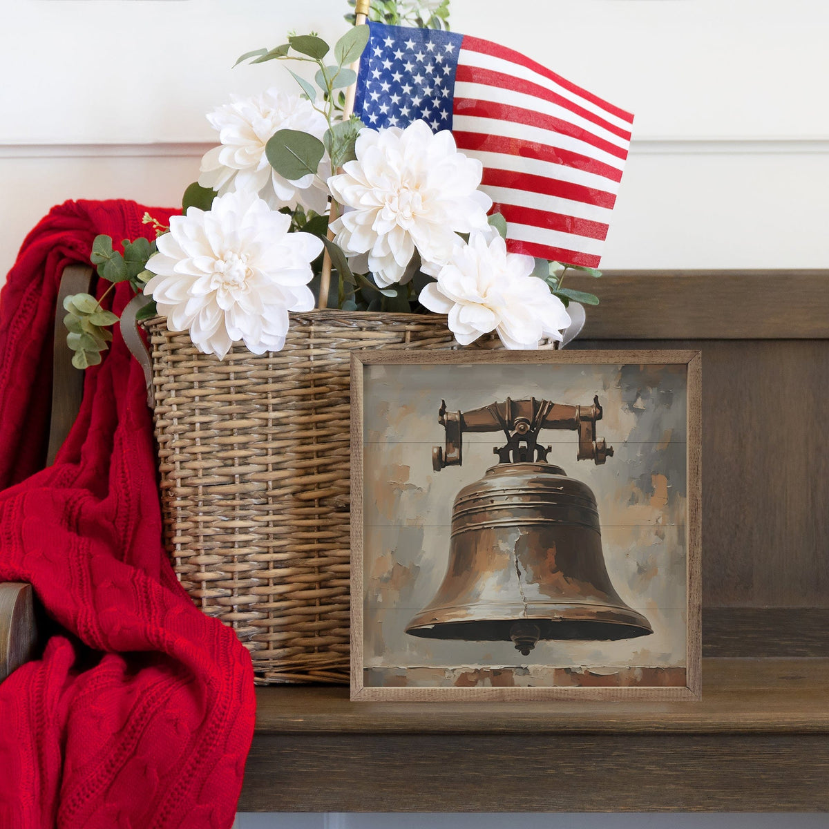 Liberty Bell Printed and Framed Wall Sign
