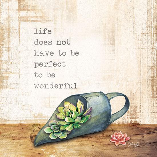 Life Does Not Have To Be Perfect By Marla Rae Art Print - 12 X 12-Penny Lane Publishing-The Village Merchant