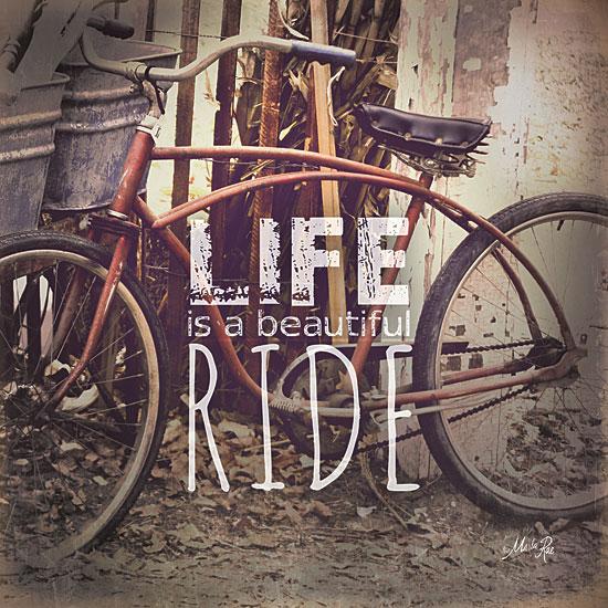 Life Is A Beautiful Ride By Marla Rae Art Print - 18 X 18-Penny Lane Publishing-The Village Merchant