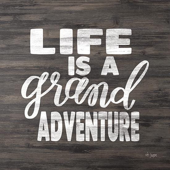 Life Is A Grand Adventure By Jaxn Blvd Art Print - 12 X 12-Penny Lane Publishing-The Village Merchant