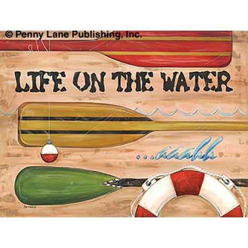 Life On The Water By Deb Collins Art Print - 12 X 16-Penny Lane Publishing-The Village Merchant