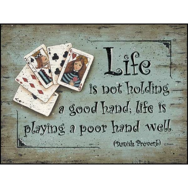 Life&#39;s Hand By Donna Atkins Art Print - 12 X 16-Penny Lane Publishing-The Village Merchant