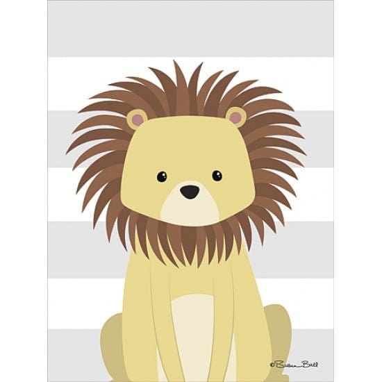 Lion Stripe By Susan Ball Art Print - 12 X 16-Penny Lane Publishing-The Village Merchant