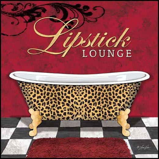 Lipstick Lounge By Lauren Rader Art Print - 12 X 12-Penny Lane Publishing-The Village Merchant