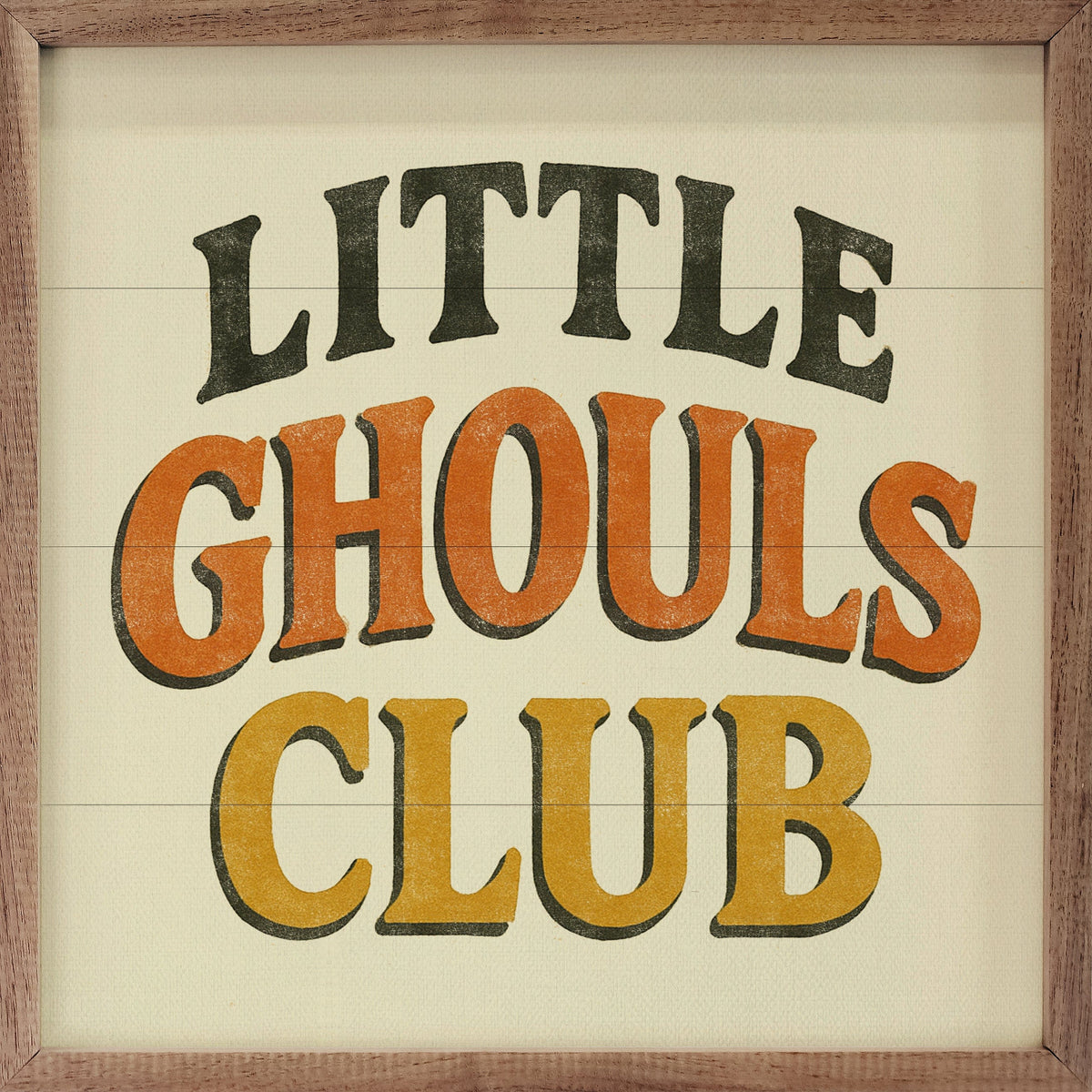Kendrick Home Walnut Frames 4x4 Little Ghouls Club