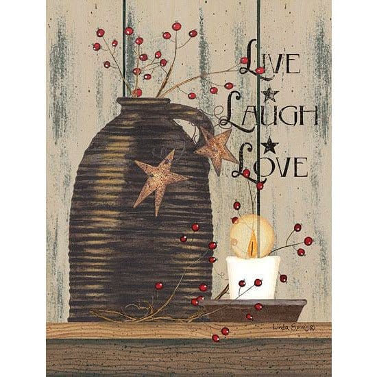 Live Laugh Love By Linda Spivey Art Print - 12 X 16-Penny Lane Publishing-The Village Merchant