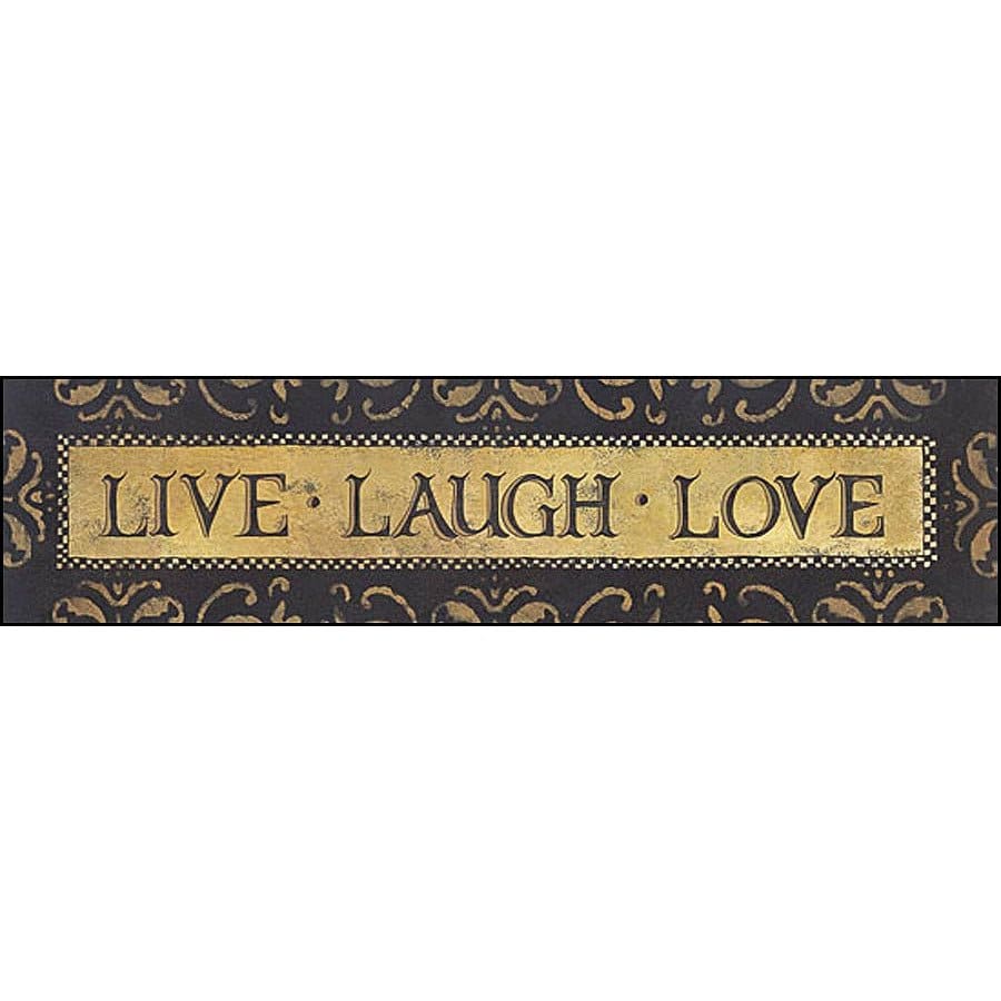 Live, Laugh, Love By Lisa Hillaker Art Print - 8 X 30-Penny Lane Publishing-The Village Merchant
