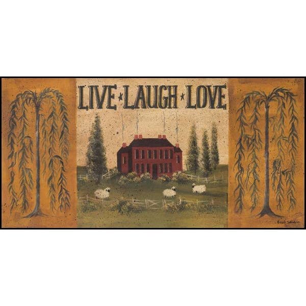 Live Laugh Love By Michaela Schrader Art Print - 8 X 16-Penny Lane Publishing-The Village Merchant