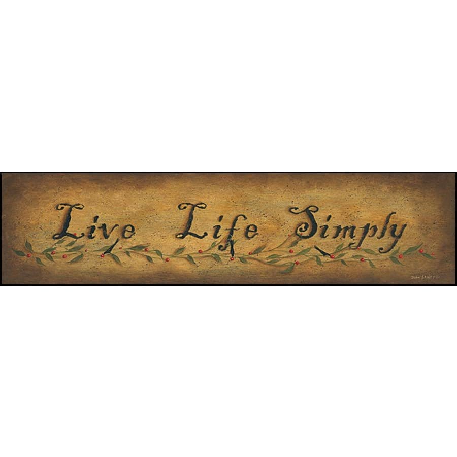 Live Life Simply By John Sliney Art Print - 8 X 30-Penny Lane Publishing-The Village Merchant