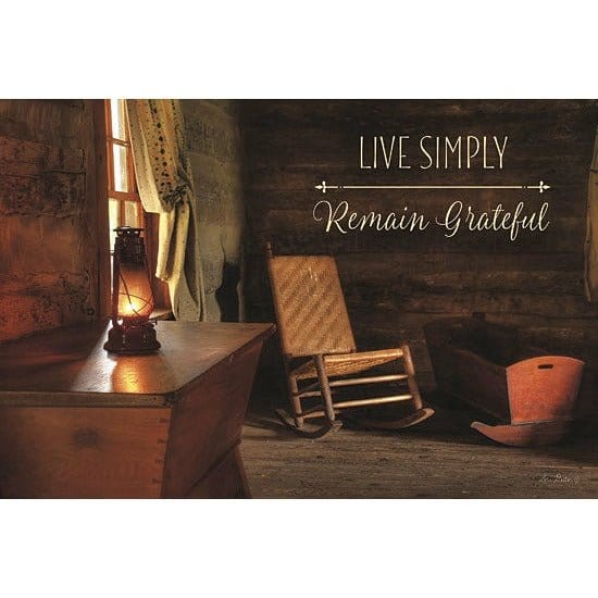 Penny Lane Publishing Live Simply By Lori Deiter Art Print - 12 X 18
