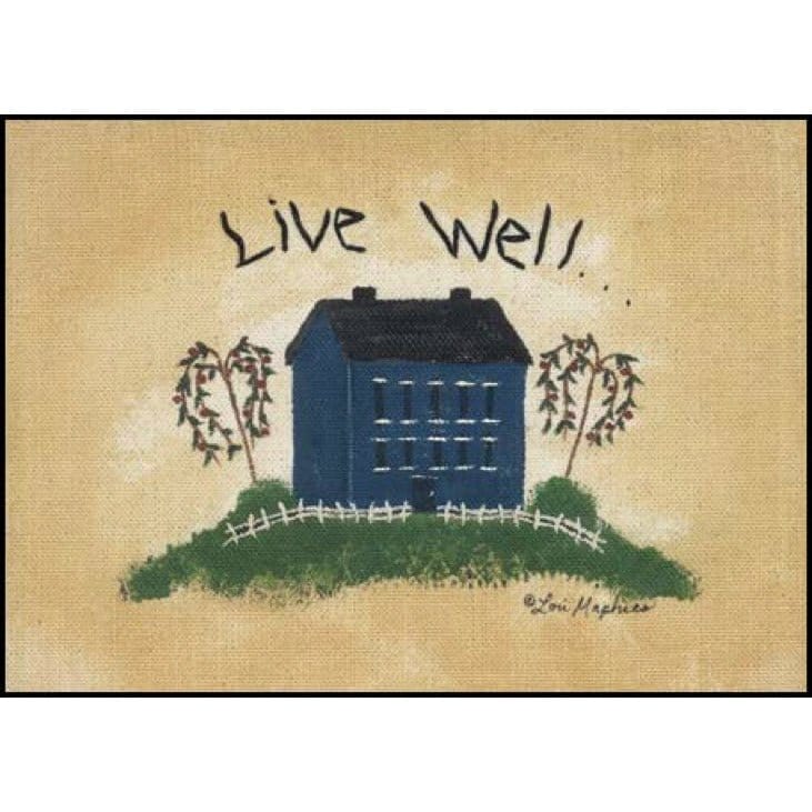 Penny Lane Publishing Live Well By Lori Maphies Art Print - 5 X 7