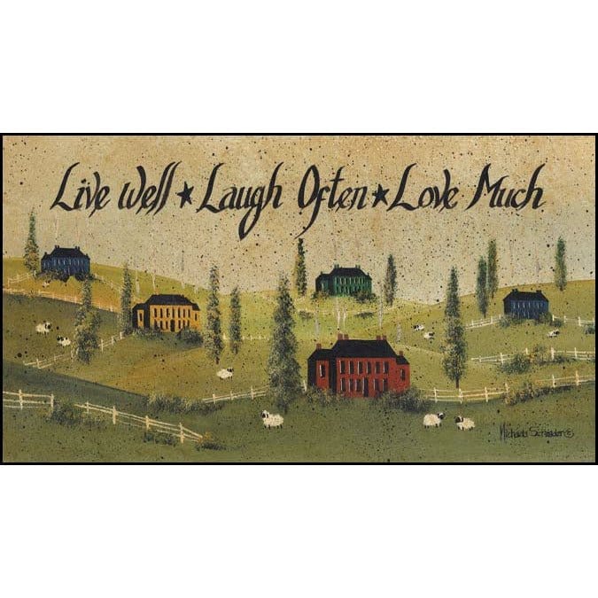 Live Well By Michaela Schrader Art Print - 8 X 16-Penny Lane Publishing-The Village Merchant